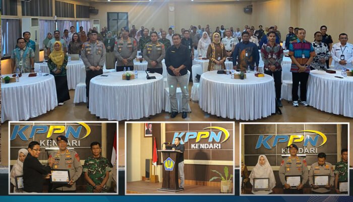 Dansat Brimob Polda Sultra Hadiri Evaluasi Pelaksanaan Anggaran Semester I TA 2026, Sat Brimob Raih Penghargaan Satker Berkinerja Terbaik dari KPPN Kendari