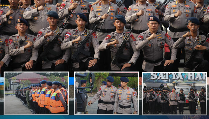 Kapolda Sultra Berikan Arahan kepada Personel Saat Kunjungan Kerja di Mako Satuan Brimob Polda Sultra, Tekankan Profesionalisme dan Loyalitas dalam Pengabdian