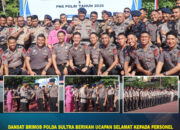 Dansat Brimob Polda Sultra Berikan Ucapan Selamat kepada Personel yang Naik Pangkat, Wujud Apresiasi atas Dedikasi dan Pengabdian
