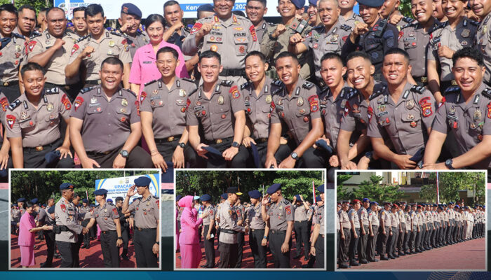 Dansat Brimob Polda Sultra Berikan Ucapan Selamat kepada Personel yang Naik Pangkat, Wujud Apresiasi atas Dedikasi dan Pengabdian