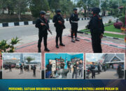 Personel Satuan Brimob Polda Sultra Intensifkan Patroli Akhir Pekan di Wilayah Hukum Polresta Kendari, Wujudkan Situasi Kamtibmas yang Aman dan Kondusif