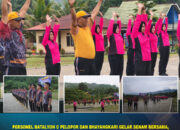 Personel Batalyon C Pelopor dan Bhayangkari Gelar Senam Bersama, Perkuat Kebugaran dan Soliditas Keluarga Besar Brimob