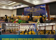 Detasemen Gegana Sat Brimob Polda Sultra Laksanakan Sterilisasi Sidang Majelis Sinode XIX GEPSULTRA di Hotel Claro Kendari