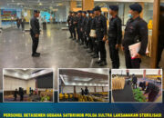 Personel Detasemen Gegana Satbrimob Polda Sultra Laksanakan Sterilisasi Sidang Majelis Sinode XIX GEPSULTRA di Hotel Claro Kendari