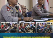 Technical Meeting Lomba Menembak Hari Bhayangkara Ke-80, Danden Gegana Sat Brimob Polda Sultra Tekankan Profesionalisme dan Keselamatan
