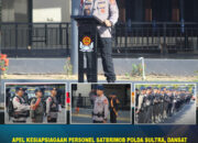 Apel Kesiapsiagaan Personel Satbrimob Polda Sultra, Dansat Tekankan Disiplin dan Kesiapan Menghadapi Setiap Tantangan Tugas