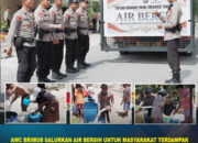 AWC Brimob Salurkan Air Bersih untuk Masyarakat Terdampak Kekeringan di Soropia
