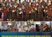 Perayaan Maulid Nabi Muhammad SAW, Dansat Brimob Polda Sultra Perkuat Silaturahmi dan Kepedulian Sosial