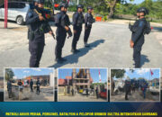 Patroli Akhir Pekan, Personel Batalyon A Pelopor Brimob Sultra Intensifkan Sambang Masyarakat di Wilayah Hukum Polresta Kendari