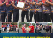Semarak HUT Ke-81 RI, Personel Sat Brimob Polda Sultra Gelar Lomba 17 Agustus Bersama Keluarga