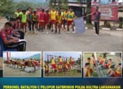 Personel Batalyon C Pelopor Satbrimob Polda Sultra Laksanakan Tes Kesamaptaan Jasmani