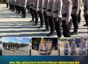 Apel Pagi, Batalyon B Pelopor Perkuat Kedisiplinan dan Kesiapsiagaan Personel