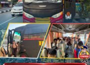 Bus Brimob Gratis Hadir Antar Pelajar, Wujud Kepedulian Satbrimob Polda Sultra terhadap Pendidikan di Kota Kendari