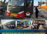 Bus Brimob Hadir Antar Anak Sekolah, Wujud Nyata Pelayanan Humanis Satbrimob Polda Sultra
