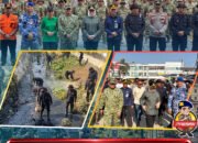 Satuan brimob polda sultra Bersama TNI dan Forkopimda Gelar Karya Bakti, Wujud Sinergi dan Kepedulian terhadap Lingkungan