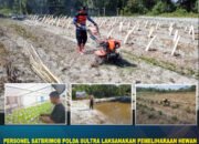 Personel Satbrimob Polda Sultra Laksanakan Pemeliharaan Hewan dan Tumbuhan untuk Mendukung Ketahanan Pangan