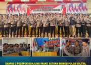 DANPAS 2 PELOPOR KUNJUNGI MAKO SATUAN BRIMOB POLDA SULTRA, PERKUAT SOLIDITAS DAN SINERGI ANTARSATUAN