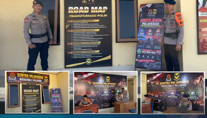 Batalyon C Pelopor Satbrimob Polda Sultra Siapkan Sentra Pelayanan untuk Respons Cepat SAR, Konflik Sosial dan Karhutla
