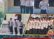 Personel Satbrimob Polda Sultra Ikuti Apel Kesiapan Pengamanan Unras di Polresta Kendari