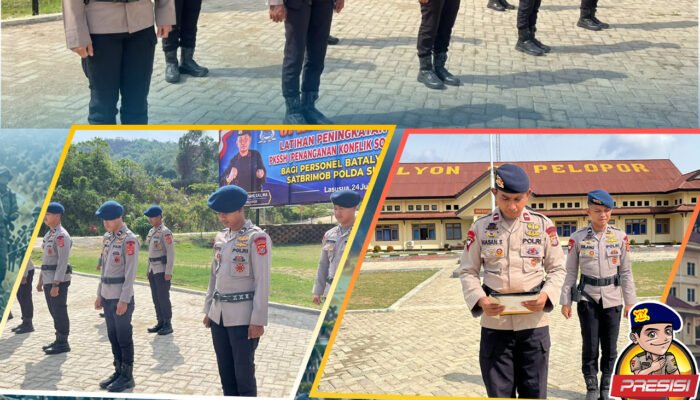 Personel Batalyon C Pelopor Sat Brimob Polda Sultra Laksanakan Apel Siang, Perkuat Kesiapsiagaan Jaga Kamtibmas di Kolaka Utara