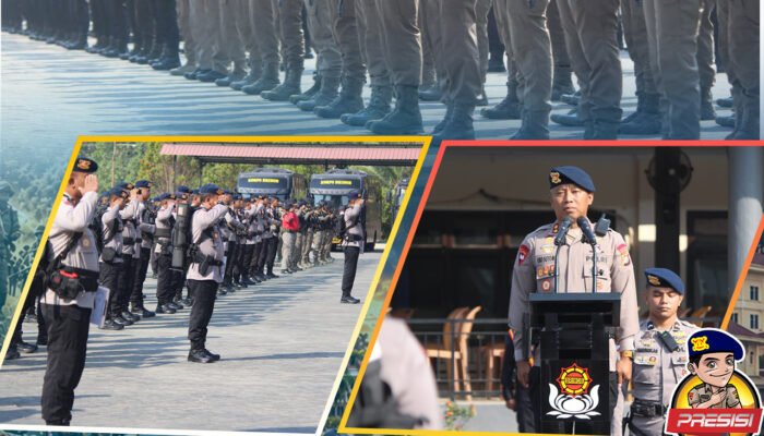Wadansat Brimob Polda Sultra Pimpin Apel Kesiapsiagaan Personel, Pastikan Pasukan Siap Hadapi Setiap Tantangan