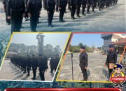 Apel Pagi Personel Satbrimob Polda Sultra, Tingkatkan Kesiapsiagaan Jaga Kamtibmas di Kota Kendari