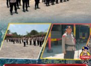 Apel Pagi, Personel Batalyon B Pelopor Tingkatkan Kewaspadaan dan Kesiapsiagaan di Pulau Buton