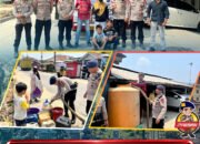 Brimob Polda Sultra Salurkan Air Bersih, Bantu Warga Terdampak Kekeringan di Lapulu