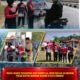 Peduli Warga Terdampak Asap Karhutla, Seksi Kesjas Satbrimob Polda Sultra Bagikan Masker di Kota Kendari