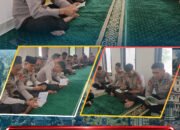 Perkuat Iman dan Integritas, Personel Batalyon B Pelopor Satbrimob Polda Sultra Laksanakan Pembinaan Rohani