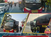 Bus Brimob Gratis Antar Anak Sekolah, Satbrimob Polda Sultra Hadir Berikan Pelayanan bagi Masyarakat