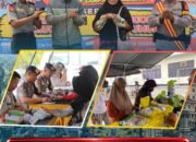 Sambut HUT ke-81 Korps Brimob Polri, Satbrimob Polda Sultra Gelar Pasar Murah dan Bakti Kesehatan