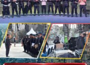 Pastikan Keamanan Acara BIK, Personel Brimob Sultra Laksanakan Sterilisasi di Lapangan Eks MTQ